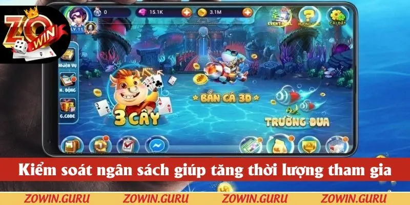 Kiểm soát ngân sách giúp tăng thời lượng tham gia