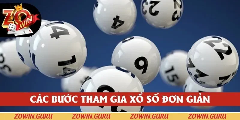 Các bước tham gia xổ số tại ZOWIN đơn giản