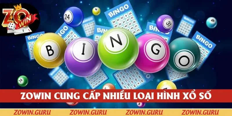 ZOWIN cung cấp nhiều loại hình xổ số